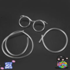 Ống hút hình mắt kính trong suốt - Phụ kiện tiệc tùng độc đáo, sáng tạo cho những khoảnh khắc vui vẻ bên bạn bè và gia đình