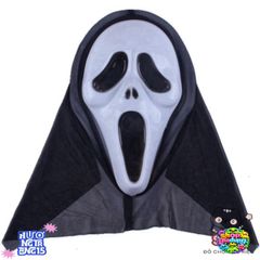 Mặt Nạ Scream Đen Kinh Dị - Phụ Kiện Hóa Trang Halloween Độc Đáo Cho Tiệc Và Sự Kiện Ma Quái