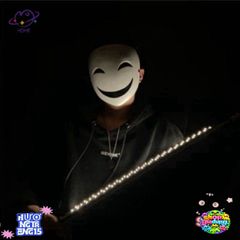Mặt Nạ Cosplay Hiruko Black Bullet - Phụ Kiện Hóa Trang Anime Đen Nghệ Thuật, Thích Hợp Cho Tiệc Halloween và Sự Kiện Cosplay