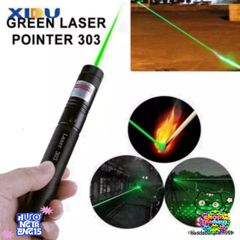 Đèn Pin Laser 303 - Chiếu Xanh 1500m, Đèn Sạc An Toàn, Thiết Kế Aerometal, Công Cụ Chiếu Sáng Độc Đáo Cho Tiệc & Giải Trí