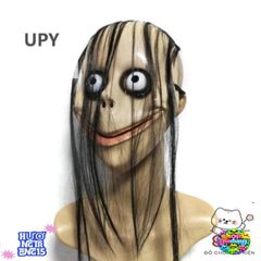 Mặt Nạ Halloween Tóc Dài Hình Chữ V - Phụ Kiện Hóa Trang Độc Đáo Cho Tiệc Cosplay & Trang Trí Không Gian Ma Quái