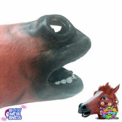 Mặt Nạ Ngựa Latex Halloween - Màu Nâu, Đen, Trắng - Phụ Kiện Hóa Trang Độc Đáo Cho Tiệc Và Lễ Hội