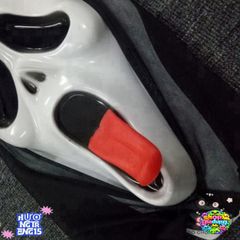 Mặt Nạ Ma Lề Lưỡi Kinh Dị - Đồ Trang Trí Halloween Độc Đáo Cho Bữa Tiệc Hóa Trang Thú Vị