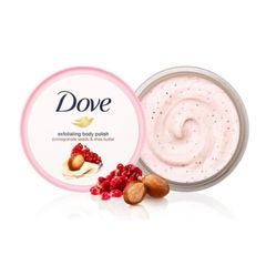 Tẩy Tế Bào Chết Dưỡng Ẩm Toàn Thân Dove Hương Lựu Đỏ Chính Hãng - Sản Phẩm Chăm Sóc Da Mềm Mịn, Tươi Mới, Phù Hợp Mọi Loại Da