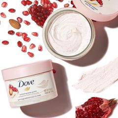 Tẩy Tế Bào Chết Dưỡng Ẩm Toàn Thân Dove Hương Lựu Đỏ Chính Hãng - Sản Phẩm Chăm Sóc Da Mềm Mịn, Tươi Mới, Phù Hợp Mọi Loại Da