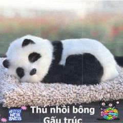 Thú Bông Khử Mùi Xe Hơi - Gấu Bông Mềm Mại Tích Hợp Than Hoạt Tính Trang Trí Ô Tô Dễ Thương, Âm Thanh Vui Nhộn