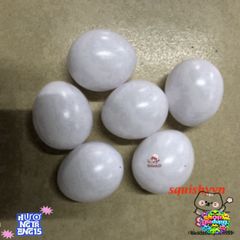 Bộ 10 Quả Trứng Gà Giả Nhựa An Toàn - Trang Trí Mô Hình Chuồng Ấp & Hoạt Động Nghệ Thuật Sáng Tạo