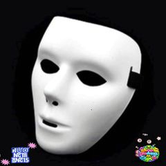 Mặt Nạ Hóa Trang Dạ Hội Jabbawockeez Màu Trắng Phong Cách Hip Hop - Phụ Kiện Tiệc Halloween Độc Đáo, Thiết Kế Sáng Tạo