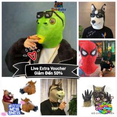 Mặt nạ Halloween Đầu Ngựa - Phụ Kiện Cosplay Độc Đáo Cho Trẻ Em, Sáng Tạo Trong Ngày Lễ Hội