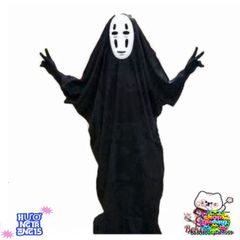 Bộ Trang Phục Ma Quái Halloween - Áo Choàng, Mặt Nạ và Găng Tay Đen Huyền Bí Dành Cho Người Lớn và Trẻ Nhỏ