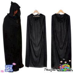 Áo Choàng Đen Phù Thủy Cà Rồng Sang Trọng - Halloween Bí Ẩn Unisex Chất Lượng Cao Cho Các Bữa Tiệc và Sự Kiện Cosplay