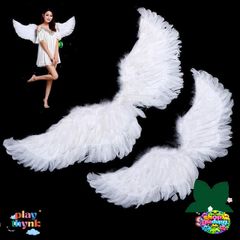 Cánh Thiên Thần Trắng Dây Đeo Đàn Hồi - Phụ Kiện Hóa Trang Halloween & Cosplay Đậm Chất Thiên Thần