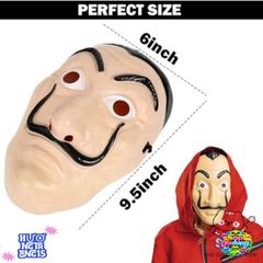 Mặt Nạ Giáo Sư Money Heist - Biểu Tượng Netflix Cosplay, Chăm Sóc Da, Hoá Trang Halloween, Thích Hợp Cho Mọi Lứa Tuổi