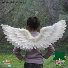 Cánh Thiên Thần Trắng Dành Cho Bé - Đồ Dùng Cosplay Dây Đeo Co Giãn Cho Tiệc Giáng Sinh và Lễ Hội Hóa Trang