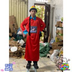 Bộ Trang Phục Hóa Trang Ma Cương Thi Halloween 3 Màu - Trang Phục Phán Quan Kinh Dị và Độc Đáo cho Tiệc Hóa Trang
