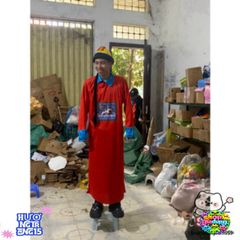 Bộ Trang Phục Hóa Trang Ma Cương Thi Halloween 3 Màu - Trang Phục Phán Quan Kinh Dị và Độc Đáo cho Tiệc Hóa Trang