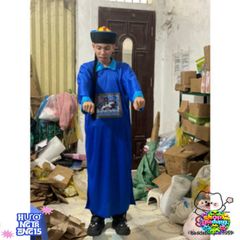 Bộ Trang Phục Hóa Trang Ma Cương Thi Halloween 3 Màu - Trang Phục Phán Quan Kinh Dị và Độc Đáo cho Tiệc Hóa Trang