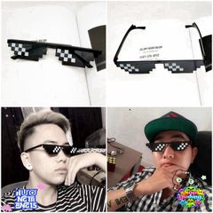 Kính Thug Life 6 Chấm Đen - Phụ Kiện Game Siêu Ngầu và Thời Trang Đẳng Cấp Cho Người Yêu Thích Sống Ảo