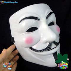 Bộ 2 Mặt Nạ Hacker Anonymous - Đồ Trang Trí Thời Trang Độc Lạ, Phong Cách Thế Giới Ngầm, Quà Tặng Hấp Dẫn