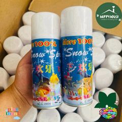 Bình Xịt Tuyết Nhân Tạo 280ml - Phụ Kiện Tiệc Sinh Nhật, Party, Kỷ Niệm - Bọt Tuyết Trắng Đặc Biệt