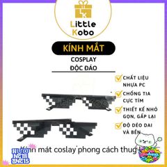Kính Mắt Thug Life Cosplay Cao Cấp - Đồ Chơi Thời Trang Trẻ Em - Hot Trend Siêu Ngầu, Giải Trí Xả Stress