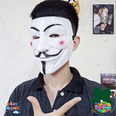 Mặt Nạ Hacker Anonymous - Phụ Kiện Hóa Trang Độc Đáo Cho Trẻ Em - Quà Tặng Dành Cho Fan Công Nghệ