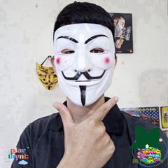 Mặt Nạ Hacker Anonymous - Phụ Kiện Hóa Trang Độc Đáo Cho Trẻ Em - Quà Tặng Dành Cho Fan Công Nghệ