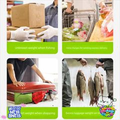Cân Điện Tử BAGUO Mini 50kg - Cân Hành Lý & Câu Cá Kỹ Thuật Số, Sạc USB, Thiết Kế Nhỏ Gọn, Đèn Nền sáng