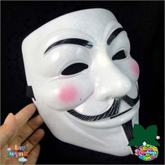 Mặt Nạ Cosplay V cho Vendetta - Phụ Kiện Halloween, Đảng Ẩn Danh, Trang Đồ Độc Đáo, Quà Tặng Bữa Tiệc