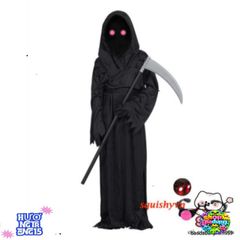 Bộ Trang Phục Thần Chết LED Halloween - Áo Choàng, Mũ, Găng Tay, Lưỡi Hái - Trang Phục Ma Mị Độc Đáo Cho Tiệc Hóa Trang