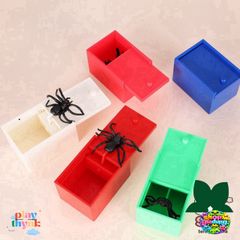 Tất Chơi Khăm Bò Cạp Bọ Xít Gỗ - Hộp Nhện Giả Hài Hước Dành Cho Trẻ Em và Người Lớn, Vui Chơi Mọi Dịp