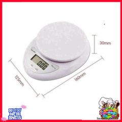 Cân Điện Tử Bàn 3KG/5KG - Cân Chính Xác Thép Không Gỉ Tiện Lợi Cho Nhà Bếp, Nhỏ Gọn Dễ Dàng Sử Dụng