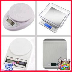 Cân Điện Tử Bàn 3KG/5KG - Cân Chính Xác Thép Không Gỉ Tiện Lợi Cho Nhà Bếp, Nhỏ Gọn Dễ Dàng Sử Dụng