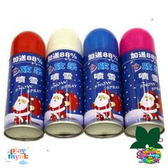 Xịt Bọt Tuyết Trắng 210ml - Phụ Kiện Tiệc Sinh Nhật & Sự Kiện Lễ Hội - Chất Liệu Nhôm Chống Trượt, Màu Xanh Nước Biển