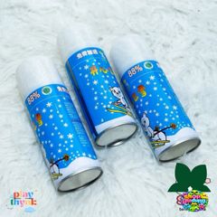 Bình Phun Tuyết Giả Nghệ Thuật - Trang Trí Lễ Hội Tuyết Giáng Sinh Màu Xanh, Tạo Bông Tuyết Trắng Duy Nhất 15cm