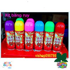 Xịt Bọt Tuyết Trắng 210ml - Phụ Kiện Tiệc Sinh Nhật & Sự Kiện Lễ Hội - Chất Liệu Nhôm Chống Trượt, Màu Xanh Nước Biển