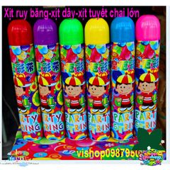 Xịt Bọt Tuyết Trắng 210ml - Phụ Kiện Tiệc Sinh Nhật & Sự Kiện Lễ Hội - Chất Liệu Nhôm Chống Trượt, Màu Xanh Nước Biển