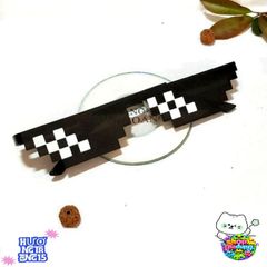 Kính Thug Life Minecraft Đen - Phụ Kiện Gamer Siêu Ngầu, Chống Tia UV, Thiết Kế Gọn Nhẹ, Phù Hợp Nam Nữ