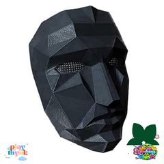 Mặt Nạ Cosplay Squid Game - Hình Tam Giác, Vuông, Tròn Độc Đáo cho Halloween và Tiệc Hóa Trang
