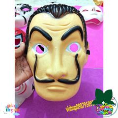 Mặt Nạ Nghệ Thuật Dali - Mặt Nạ Halloween Độc Đáo Cho Trẻ Em và Người Lớn, Thiết Kế Thân Thiện Môi Trường