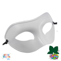 Mặt Nạ Halloween JabbaWockeeZ Trắng - Mặt Nạ Trò Chơi Con Mực PVC An Toàn Cho Người Lớn & Trẻ Em - Dùng Trong Tiệc Hóa Trang