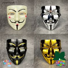 Mặt Nạ Hacker Vendetta Giáng Sinh - Quà Tặng Độc Lạ Nhựa PVC Cosplay Halloween, Phù Hợp Mọi Lứa Tuổi