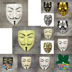 Mặt Nạ Hacker Vendetta Giáng Sinh - Quà Tặng Độc Lạ Nhựa PVC Cosplay Halloween, Phù Hợp Mọi Lứa Tuổi
