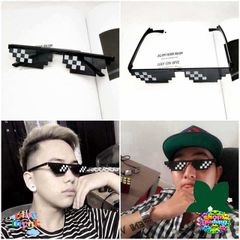 Kính Thug Life Like A Boss - Kính Mát Chất Ngầu Thời Thượng Dành Cho Nam Nữ, Thích Hợp Chụp Ảnh Nhóm Hot Trend 2023
