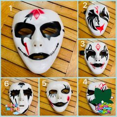 Mặt Nạ Hề Độc Đáo Halloween - Phụ Kiện Cosplay Trung Thu Cho Tiệc Hóa Trang, An Toàn, Chất Liệu Nhựa