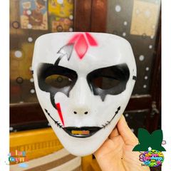 Mặt Nạ Hề Độc Đáo Halloween - Phụ Kiện Cosplay Trung Thu Cho Tiệc Hóa Trang, An Toàn, Chất Liệu Nhựa