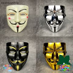 Mặt Nạ Giấu Mặt Anonymous Vendetta - Phụ Kiện Cosplay Halloween Độc Đáo và Hấp Dẫn