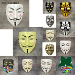 Mặt Nạ Giấu Mặt Anonymous Vendetta - Phụ Kiện Cosplay Halloween Độc Đáo và Hấp Dẫn