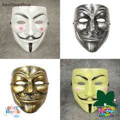 Mặt Nạ Giấu Mặt Anonymous Vendetta - Phụ Kiện Cosplay Halloween Độc Đáo và Hấp Dẫn