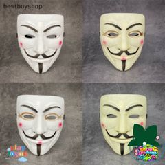 Mặt Nạ Giấu Mặt Anonymous Vendetta - Phụ Kiện Cosplay Halloween Độc Đáo và Hấp Dẫn